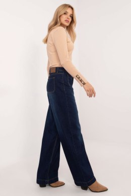 Spodnie Jeansowe Model D80016BD62456D283 Navy - Sublevel - L