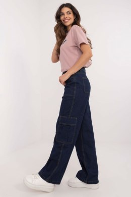Spodnie Jeansowe Model D80016BD62458D282 Navy - Sublevel - s