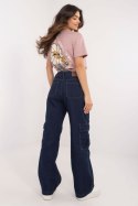 Spodnie Jeansowe Model D80016BD62458D282 Navy - Sublevel - s Spodnie Jeansowe Model D80016BD62458D282 Navy - Sublevel - s