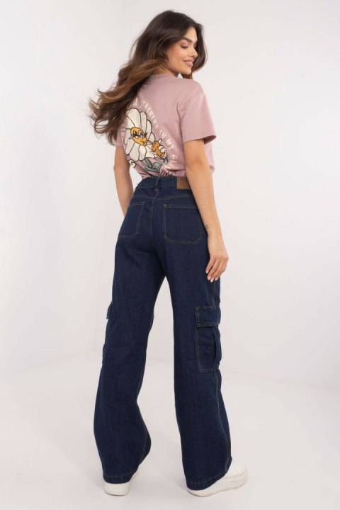 Spodnie Jeansowe Model D80016BD62458D282 Navy - Sublevel - s Spodnie Jeansowe Model D80016BD62458D282 Navy - Sublevel - s