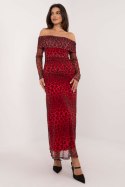 Sukienka Model DHJ-SK-18702.40 Red - Italy Moda - uniwersalny