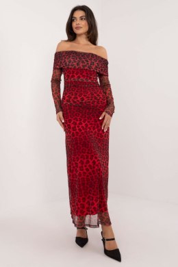 Sukienka Model DHJ-SK-18702.40 Red - Italy Moda - uniwersalny