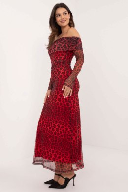 Sukienka Model DHJ-SK-18702.40 Red - Italy Moda - uniwersalny
