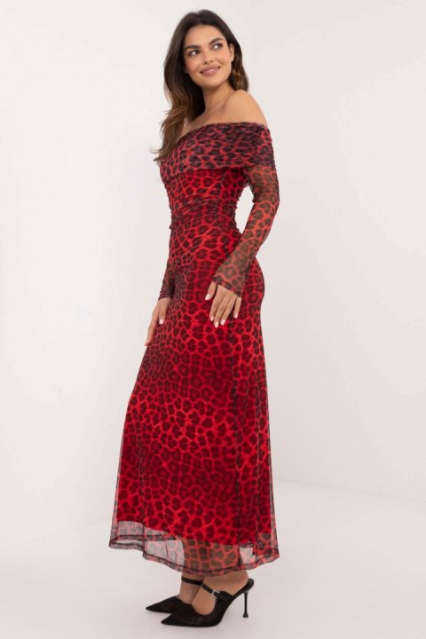 Sukienka Model DHJ-SK-18702.40 Red - Italy Moda - uniwersalny Sukienka Model DHJ-SK-18702.40 Red - Italy Moda - uniwersalny