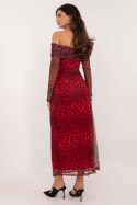 Sukienka Model DHJ-SK-18702.40 Red - Italy Moda - uniwersalny