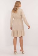 Sukienka Model TW-SK-BI-CB3331.88 Beige - Och Bella - uniwersalny