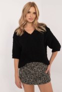 Sweter Damski Model MI-SW-1110.39P Black - Italy Moda - uniwersalny