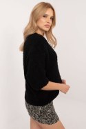 Sweter Damski Model MI-SW-1110.39P Black - Italy Moda - uniwersalny