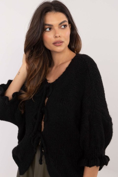 Sweter Damski Model MI-SW-2911.91 Black - Italy Moda - uniwersalny Sweter Damski Model MI-SW-2911.91 Black - Italy Moda - uniwersalny