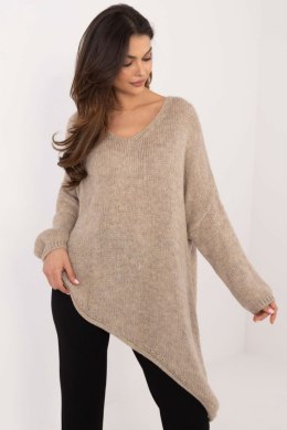 Sweter Damski Model TW-SW-BI-1925.85 Beige - Och Bella - uniwersalny