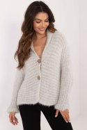 Sweter Damski Model TW-SW-BI-25002.88P Light Grey - Och Bella - uniwersalny