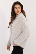 Sweter Damski Model TW-SW-BI-25002.88P Light Grey - Och Bella - uniwersalny