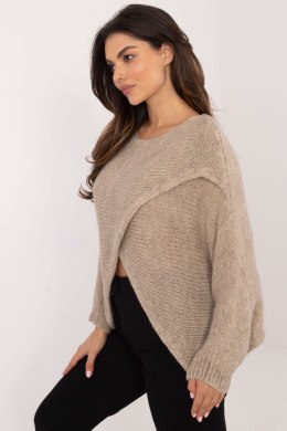 Sweter Damski Model TW-SW-BI-5067.95 Beige - Och Bella - uniwersalny