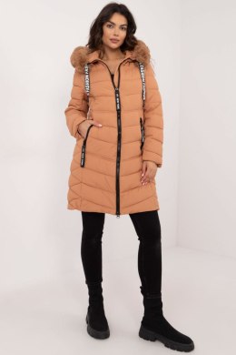 Kurtka Damska Model SK-KR-HH-2403.20 Camel - Factory Price - XXL
