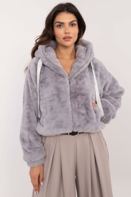 Kurtka Damska Model TW-KR-BI-G230111.55P Grey - Factory Price - uniwersalny