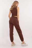 Spodnie Komplet Model EM-KMPL-847.52 Brown - Factory Price - uniwersalny Spodnie Komplet Model EM-KMPL-847.52 Brown - Factory Price - uniwersalny