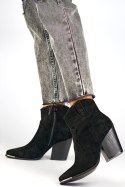 Botki Model A5618B Black - PRIMO - 39