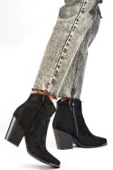 Botki Model A5618B Black - PRIMO - 39