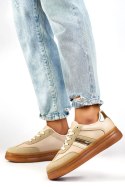 Buty Sportowe Model A185BE Beige - PRIMO - 39