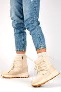 Śniegowce Model 24-16321BE Beige - PRIMO - 37