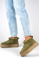 Śniegowce Model 8917-5GR Dark Green - PRIMO - 39 Śniegowce Model 8917-5GR Dark Green - PRIMO - 39