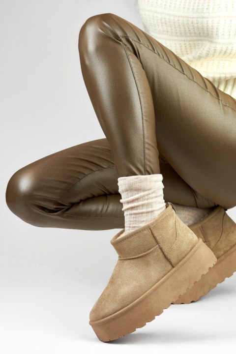 Śniegowce Model TL242-KH Beige - PRIMO - 38 Śniegowce Model TL242-KH Beige - PRIMO - 38