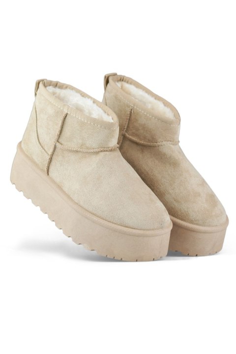 Śniegowce Model TL242-KH Beige - PRIMO - 40 Śniegowce Model TL242-KH Beige - PRIMO - 40