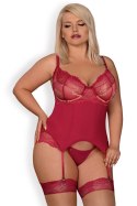 Komplet Gorset Model Rosalyne Red - Obsessive - S/M Komplet Gorset Model Rosalyne Red - Obsessive - S/M