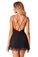 Komplet Model Bella Rou Chemise Black - Obsessive - M/L Komplet Model Bella Rou Chemise Black - Obsessive - M/L