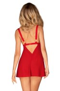 Komplet Model Elianes Babydoll Red - Obsessive - XL/XXL Komplet Model Elianes Babydoll Red - Obsessive - XL/XXL