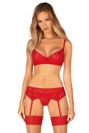 Komplet Model Ingridia 3cz Red - Obsessive - M/L Komplet Model Ingridia 3cz Red - Obsessive - M/L
