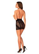 Komplet Model Lacrisia chemise Black - Obsessive - XS/S Komplet Model Lacrisia chemise Black - Obsessive - XS/S