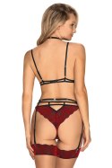 Komplet Model Sugestina 3cz Black/Red - Obsessive - L/XL