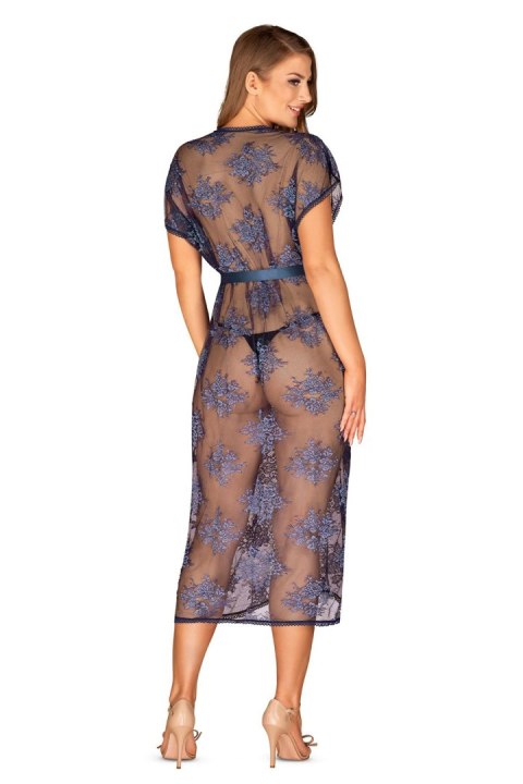 Peniuar Model Flowlace Blue - Obsessive - L/XL Peniuar Model Flowlace Blue - Obsessive - L/XL