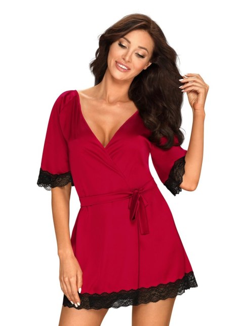 Szlafrok Model Sensuelia Red - Obsessive - L/XL