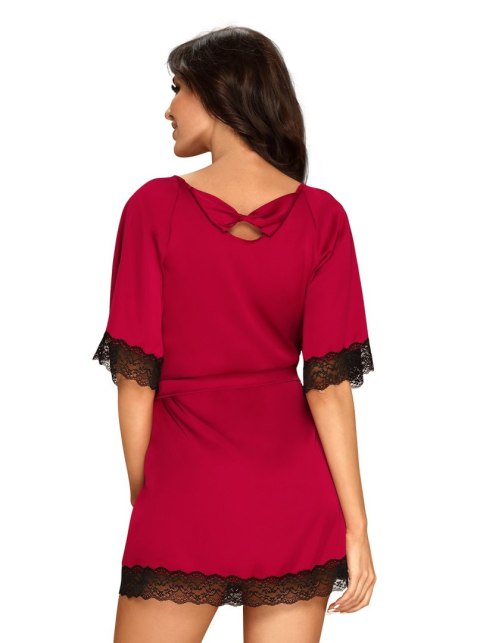 Szlafrok Model Sensuelia Red - Obsessive - XXL Szlafrok Model Sensuelia Red - Obsessive - XXL