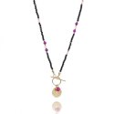 14k vergoldetes Edelstahl-Halsband NST1591