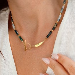 14k vergoldetes Edelstahl-Halsband NST2038