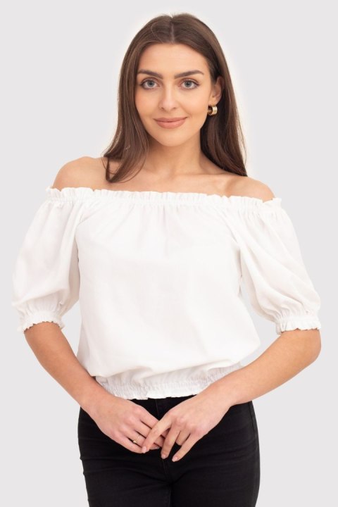 Bluzka Model TA592 Cream - Ax Paris - M Bluzka Model TA592 Cream - Ax Paris - M