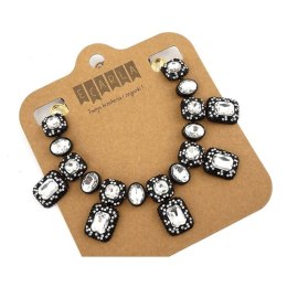 Halskette Gothic Crystal XXL Weiß