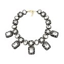 Halskette Gothic Crystal XXL Weiß Halskette Gothic Crystal XXL Weiß