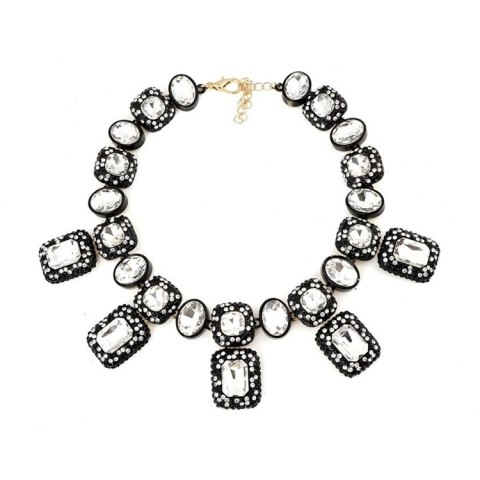 Halskette Gothic Crystal XXL Weiß Halskette Gothic Crystal XXL Weiß