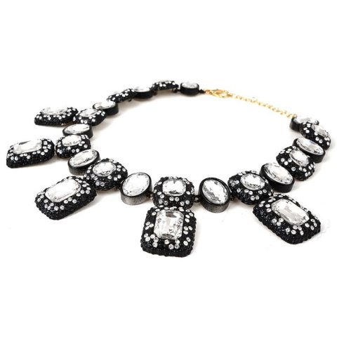 Halskette Gothic Crystal XXL Weiß Halskette Gothic Crystal XXL Weiß