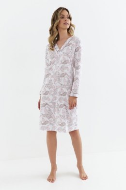 Koszulka nocna Koszula Nocna Model 425 White/Pink - Cana - L