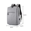 Plecak na laptopa sportowy USB szary PL154SZ Plecak na laptopa sportowy USB szary PL154SZ
