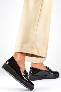 Półbuty Model 24-58284B Black - PRIMO - 38