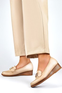 Półbuty Model 24-58286BE Beige - PRIMO - 38