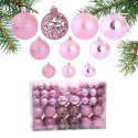 100er Set rosa Kugeln im Paket, Christbaumkugeln BSN07WZ4