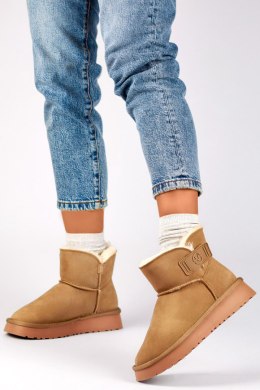 Śniegowce Model 25-97951BE Beige - PRIMO - 39