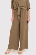 Spodnie Damskie Model TRA038 Khaki - Ax Paris - XL Spodnie Damskie Model TRA038 Khaki - Ax Paris - XL